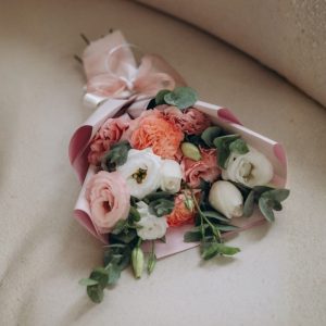 Ramalhete Floral com Vela