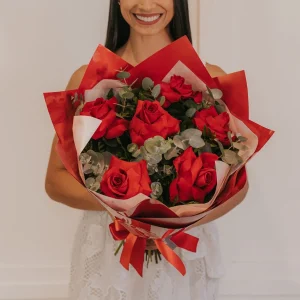 Buquê Tradicional com 6 Rosas