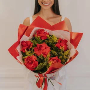 Buquê 6 Rosas com Tango